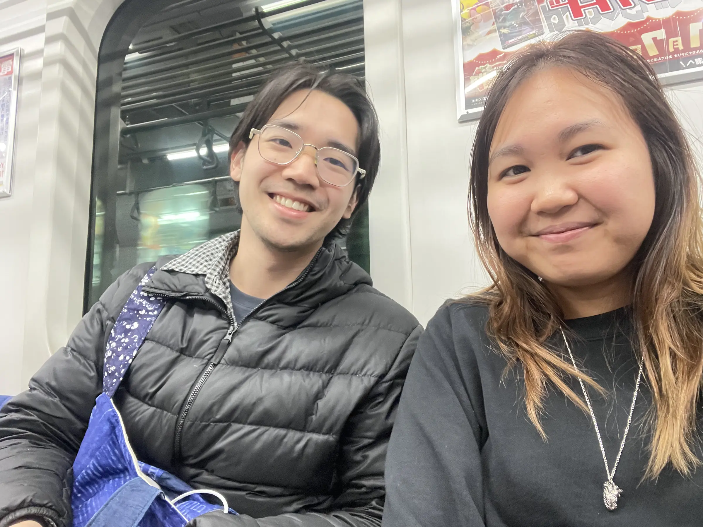 Yong and I on our way back to Tokyo