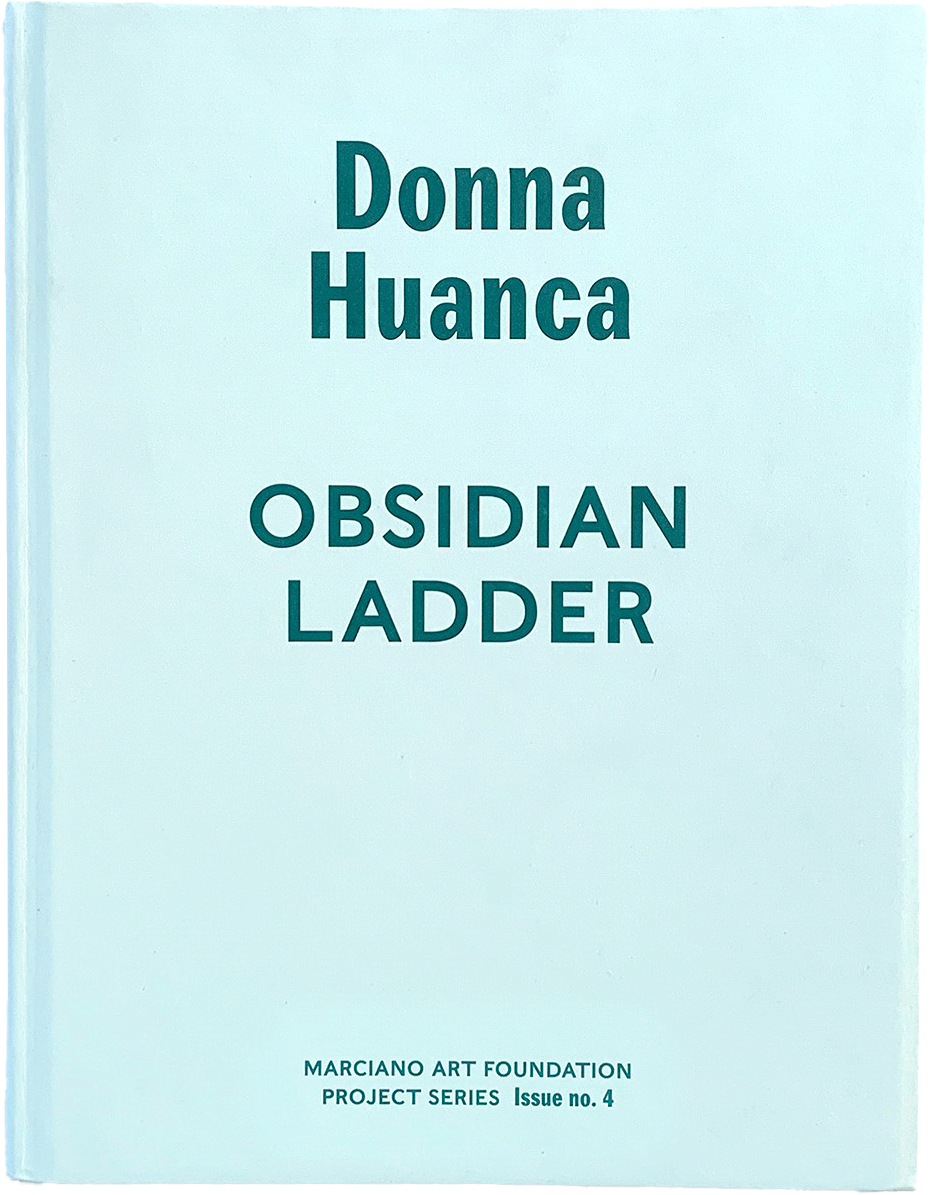 Donna Huanca: Obsidian Ladder, 2019. Designed by Lorraine Wild and Tommy Huang, Green Dragon Office.