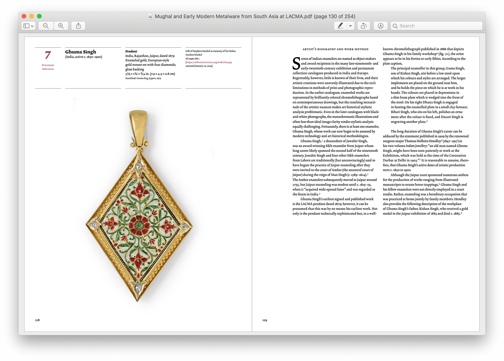 Mughal and Early Modern Metalware from South Asia at LACMA, 2021. Designed by Tommy Huang.